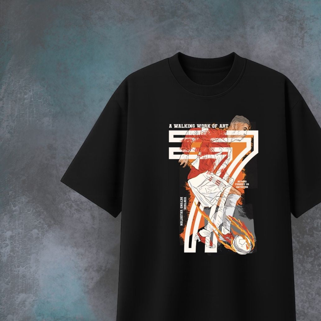 The Seven - OVERSIZED BLACK TSHIRT