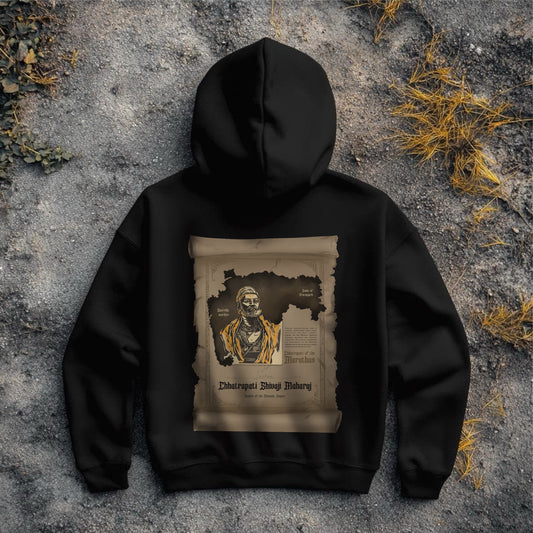 Marathas - OVERSIZED BLACK Hoodie