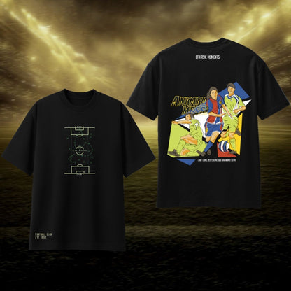 Quiet Finish - OVERSIZED BLACK TSHIRT