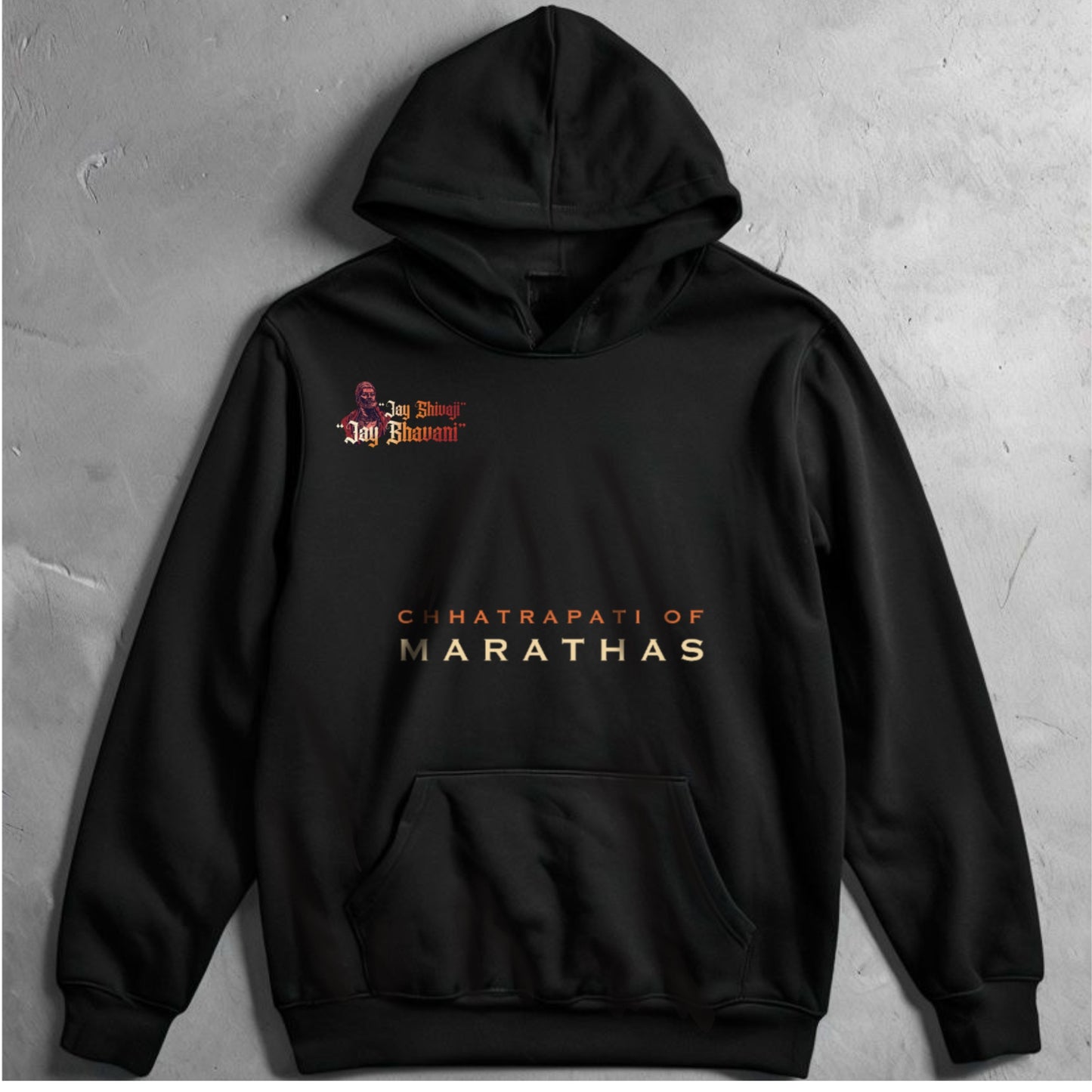 Chhatrapati - OVERSIZED BLACK Hoodie