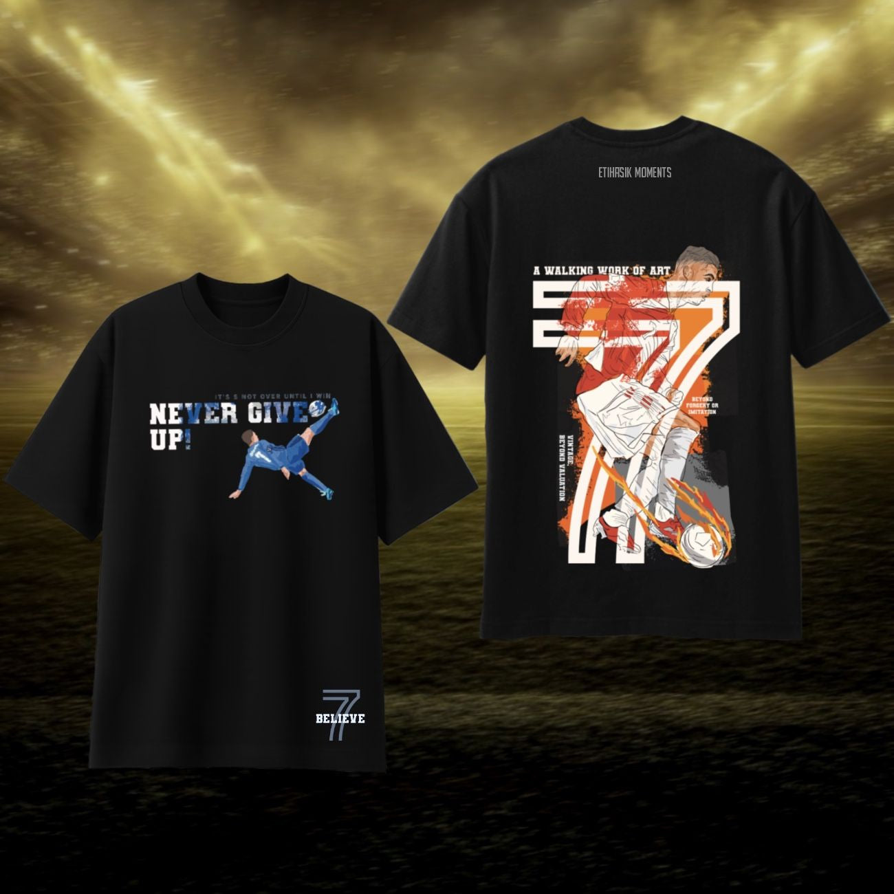 Legacy in Motion - OVERSIZED BLACK TSHIRT