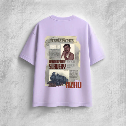 Chandra Shekhar Azad- OVERSIZED BLACK TSHIRT