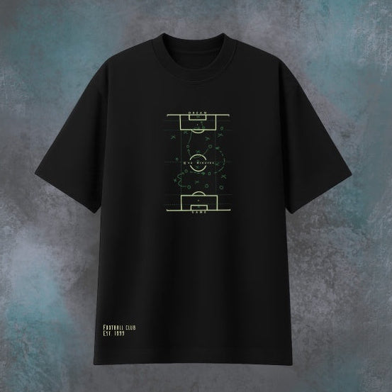 Quiet Finish - OVERSIZED BLACK TSHIRT