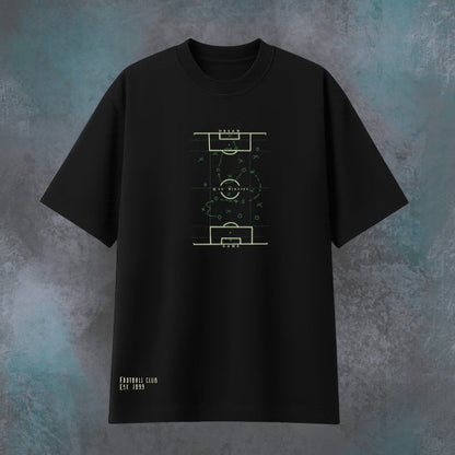 Quiet Finish - OVERSIZED BLACK TSHIRT